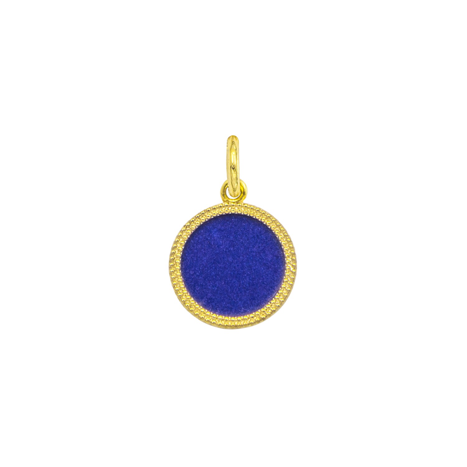 Charm Cerchio in Oro 9 Kt e Lapislazzuli  Ref. A0366G9 - FACCO