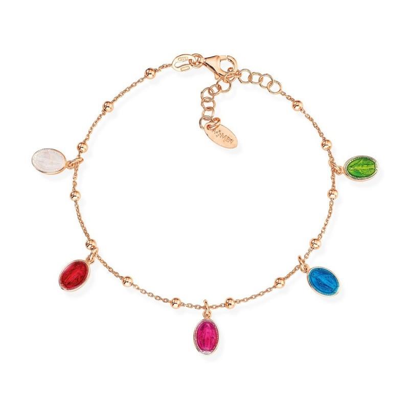 Bracciale Amen - Argento e smalti colorati Ref. BRMSR - AMEN