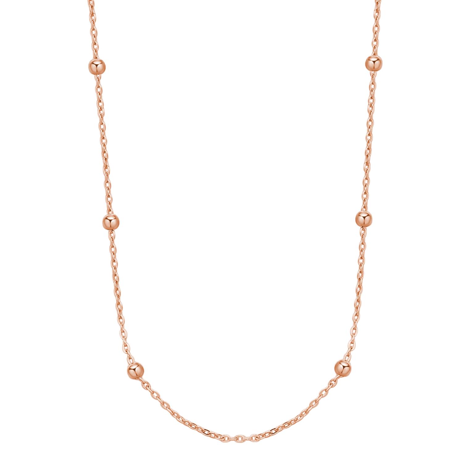 Rosato - Collana STORIE argento 925/1000, galvanica oro rosa Ref. RZC055 - ROSATO