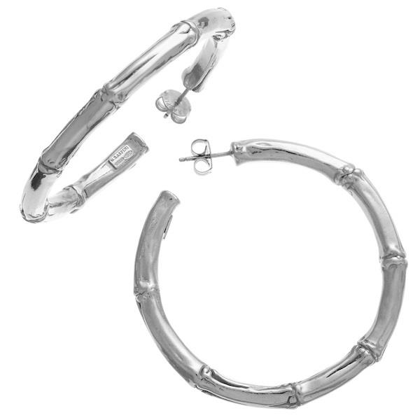 Giovanni Raspini - Orecchini Cerchio Bambu' Maxi Ref. 10653 - GIOVANNI RASPINI