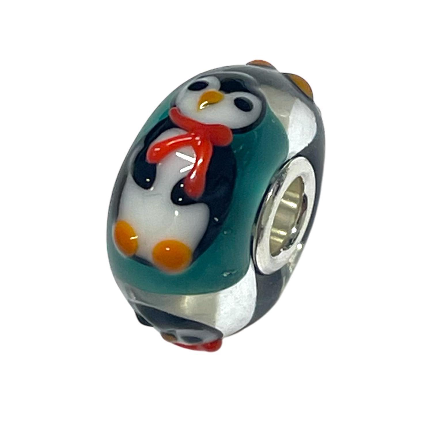 Trollbeads Unico in Vetro - Pinguino - TROLLBEADS