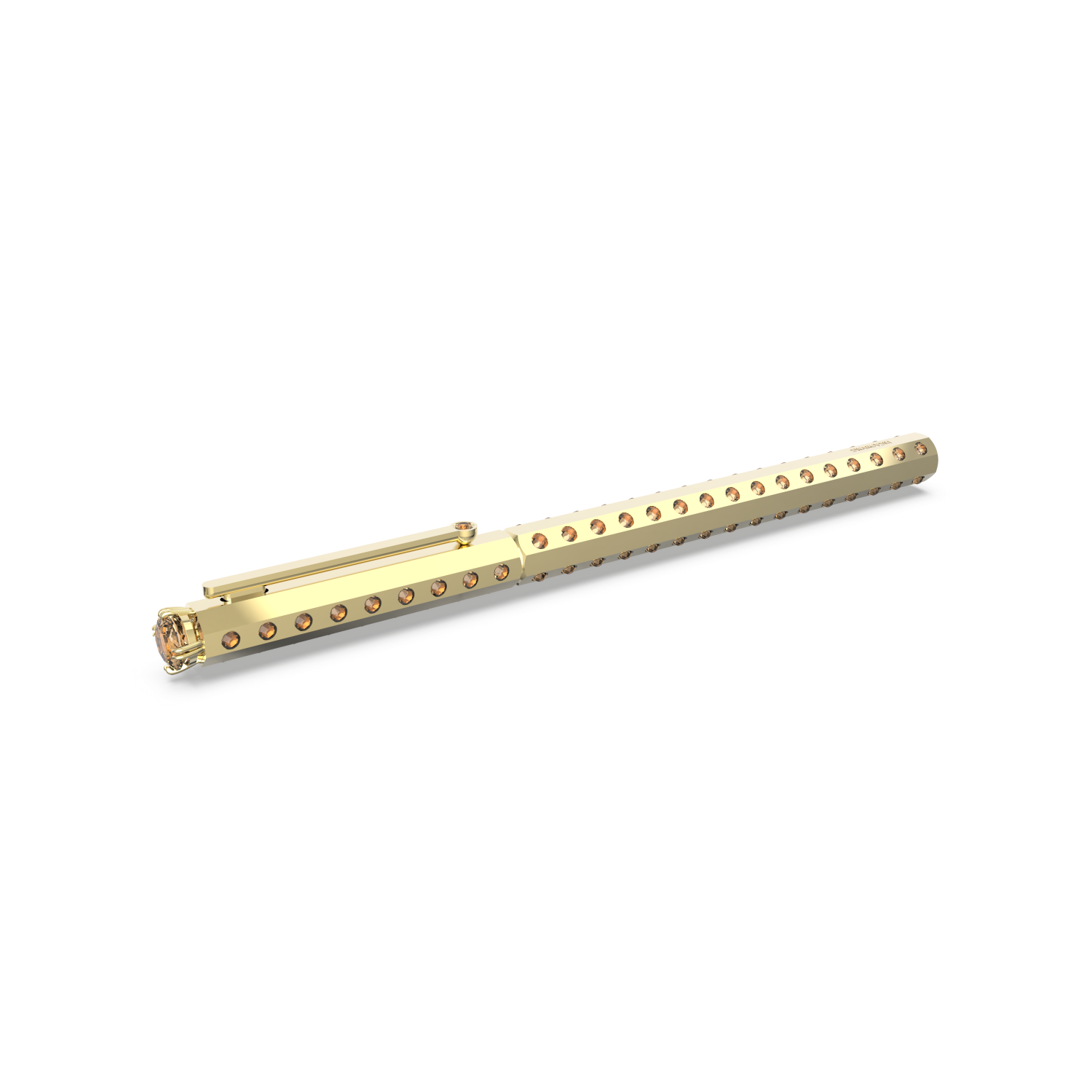 Swarovski - Penna a sfera, Statement, Giallo, Placcato color oro Ref. 5634148 - SWAROVSKI