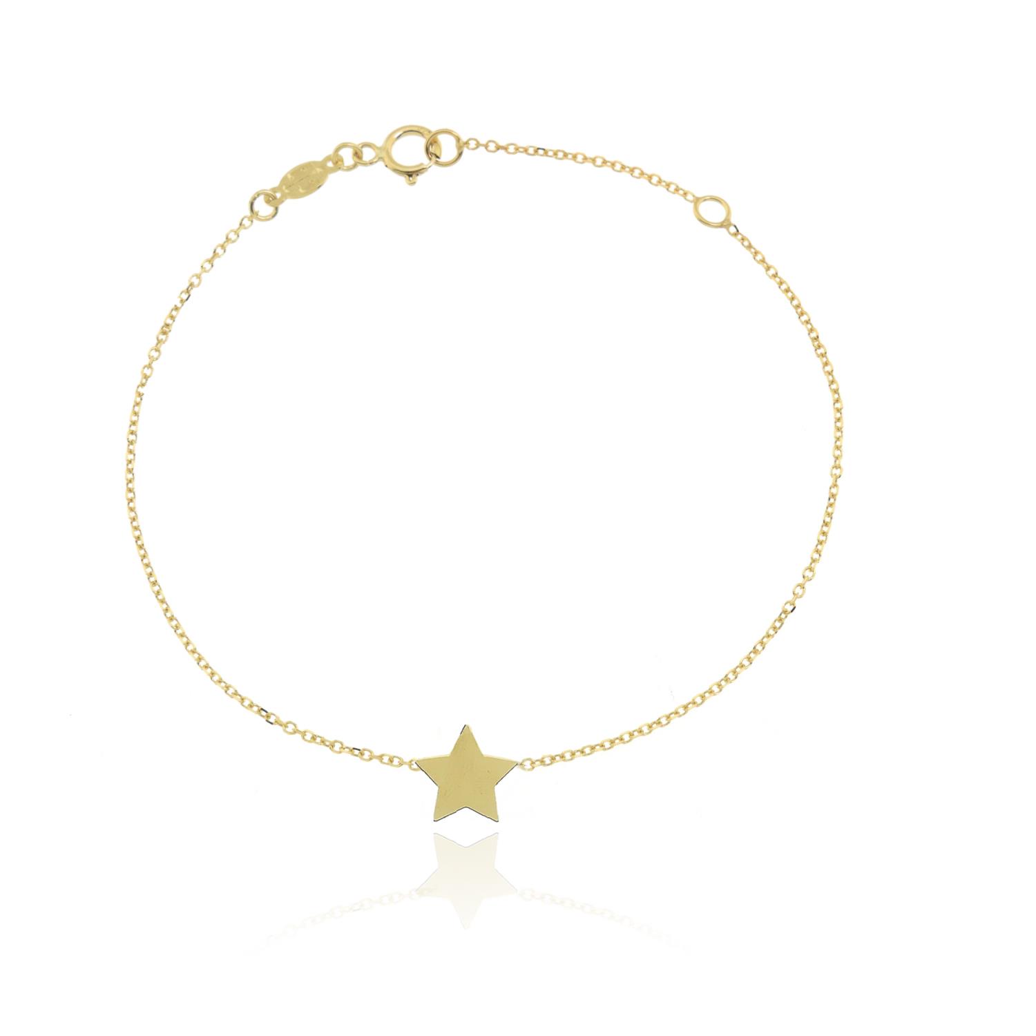 Bracciale in Oro Giallo Simbolo Stella Ref. 766802 - FACCO