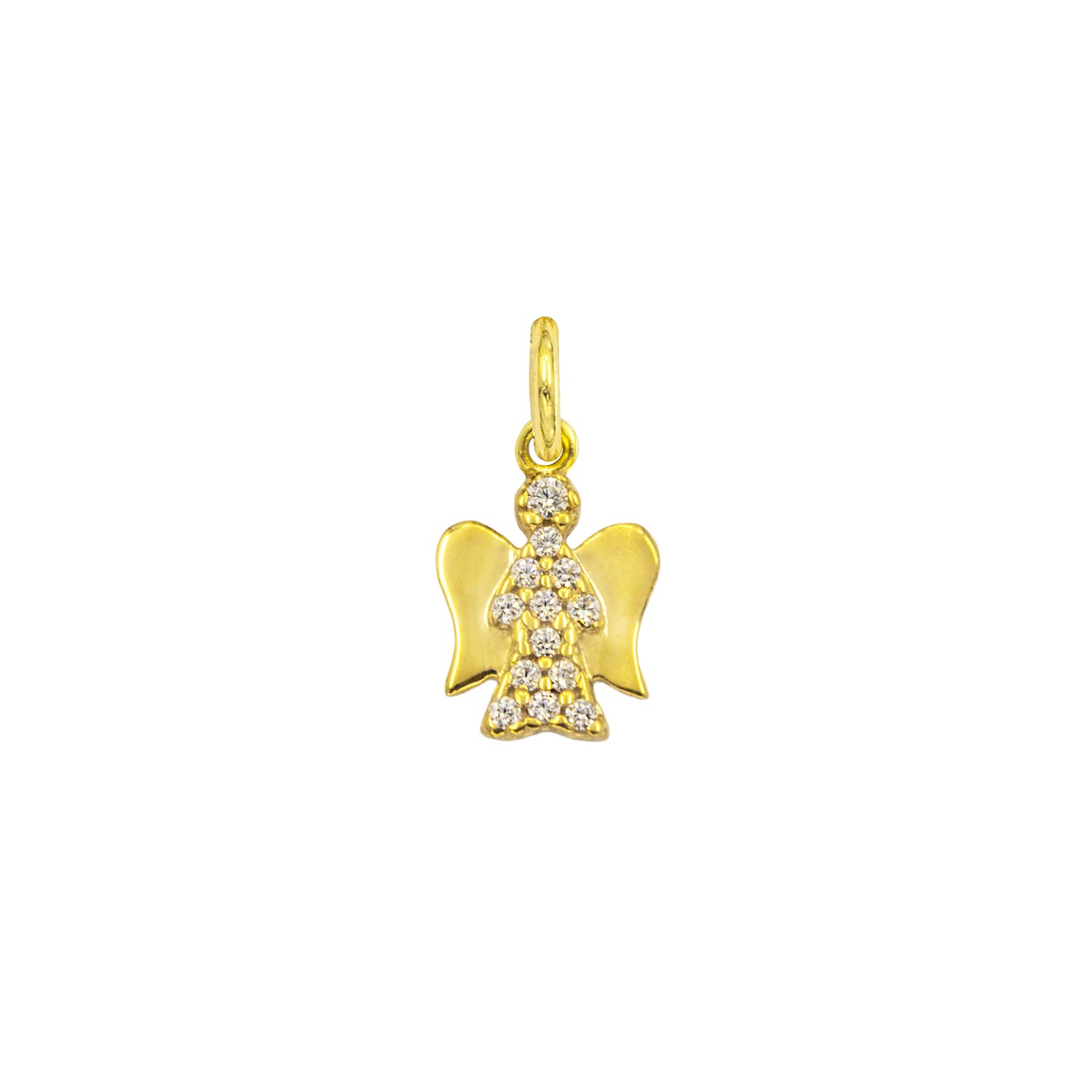 Charm Credo in Oro 9 Kt e Zirconi  Ref. A0336G9 - FACCO