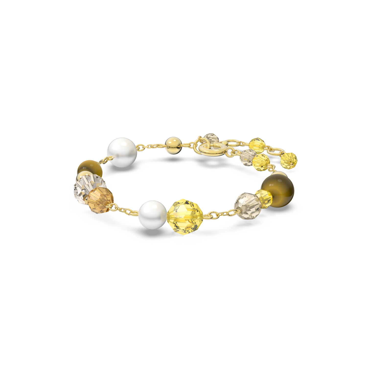 Swarovski - Braccialetto Somnia, Statement, Multicolore, Placcato color oro Ref. 5618298 - SWAROVSKI