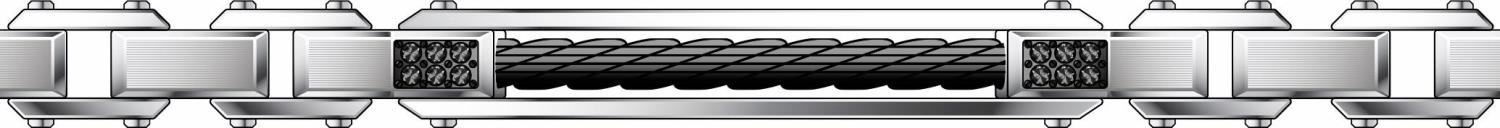 Bracciale Zancan da uomo in Acciaio Ref. EHB208 - ZANCAN