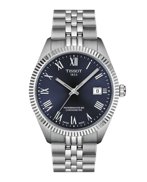 Tissot Chemin Des Tourelles T099.427.16.058.00 - Orologio Automatico Uomo, Cronografo, Cassa Acciaio 44mm, Quadrante Nero, Cinturino Pelle