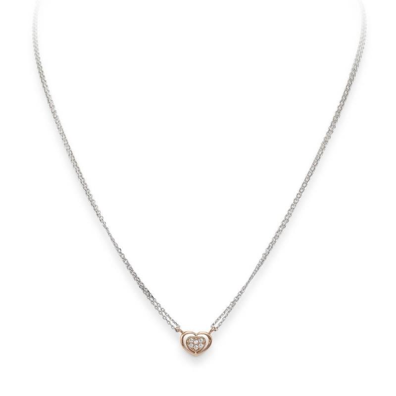 Collana Amen - Cuore con Zirconi Ref. CL2HBR - AMEN
