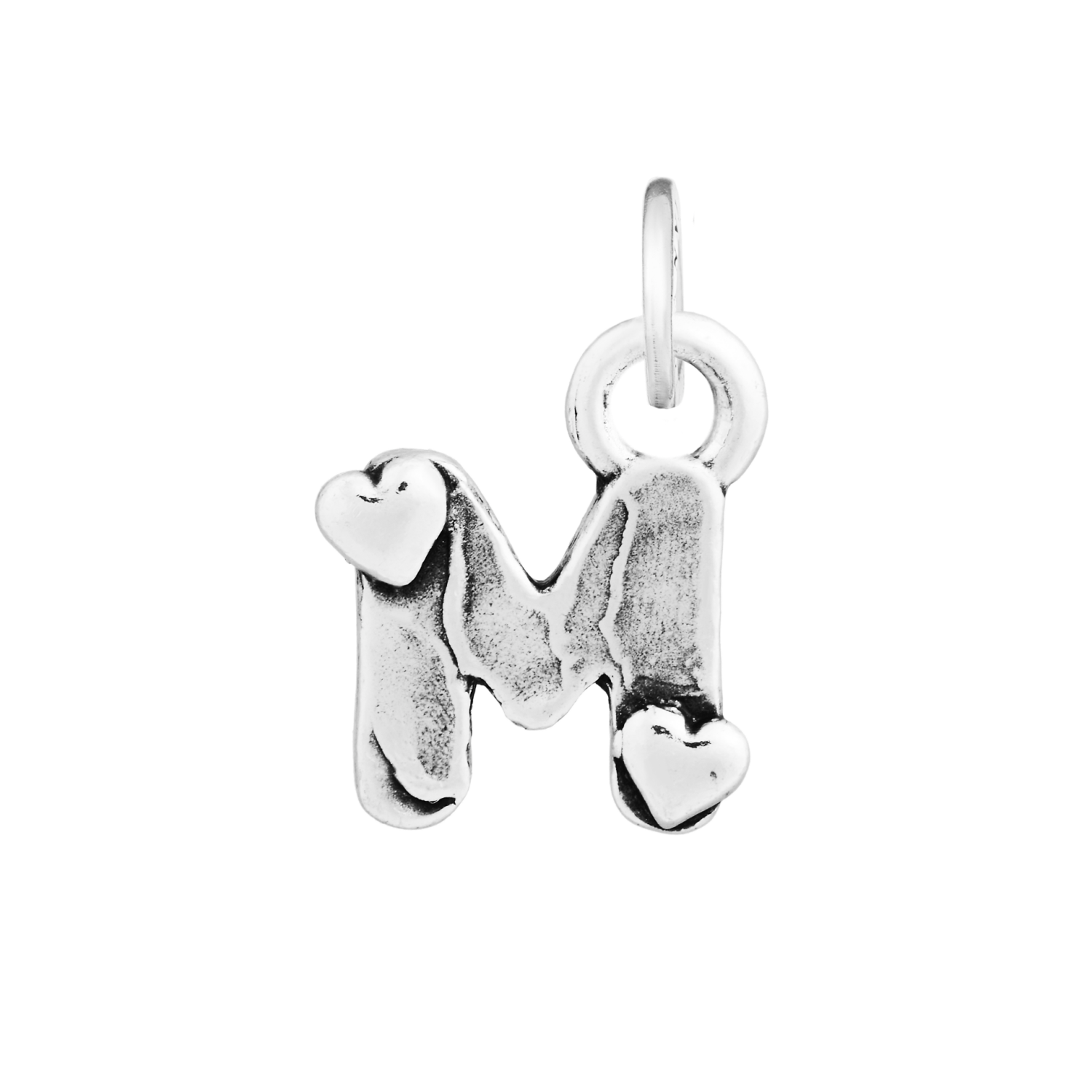 Giovanni Raspini - Charm "M" Cuoricini Ref. 12789 - GIOVANNI RASPINI