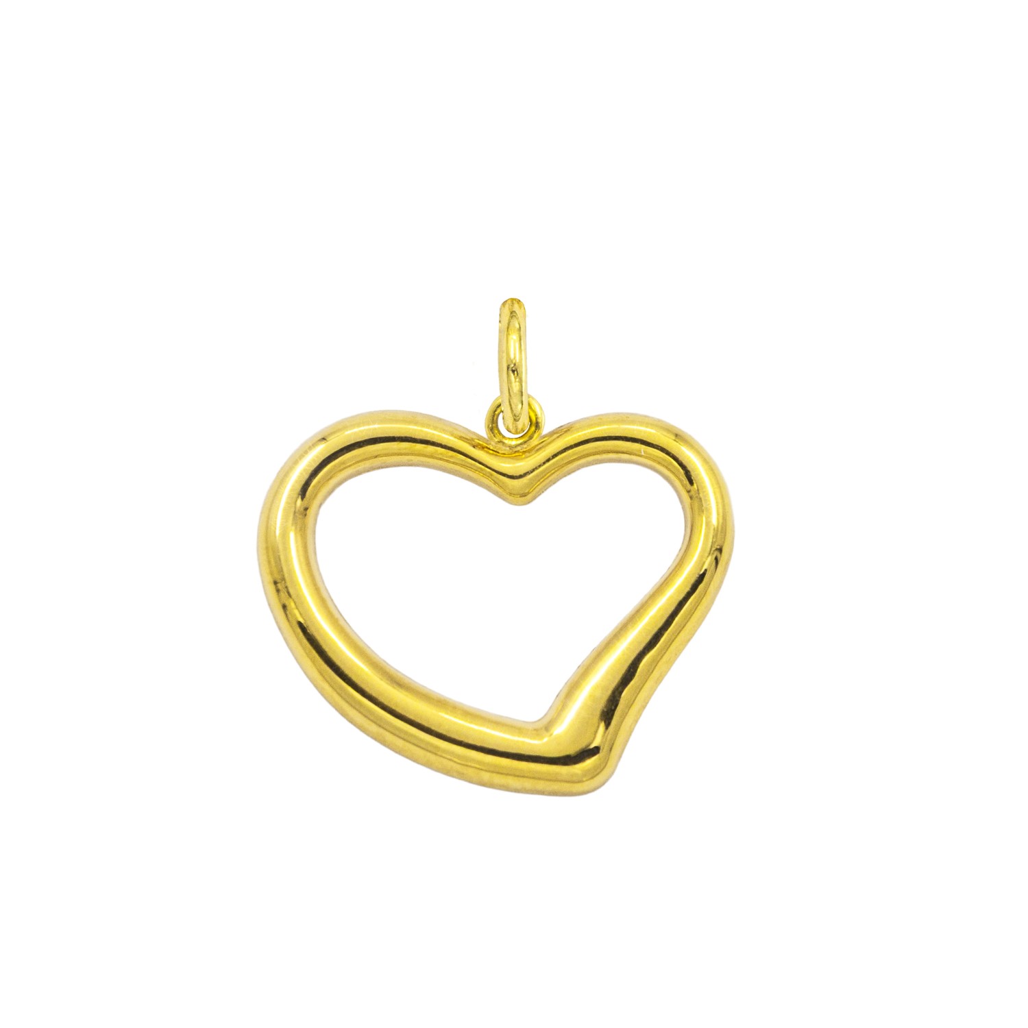 Charm Cuore in Oro 9 Kt e Smalto Rosso  Ref. A0109G9 - FACCO