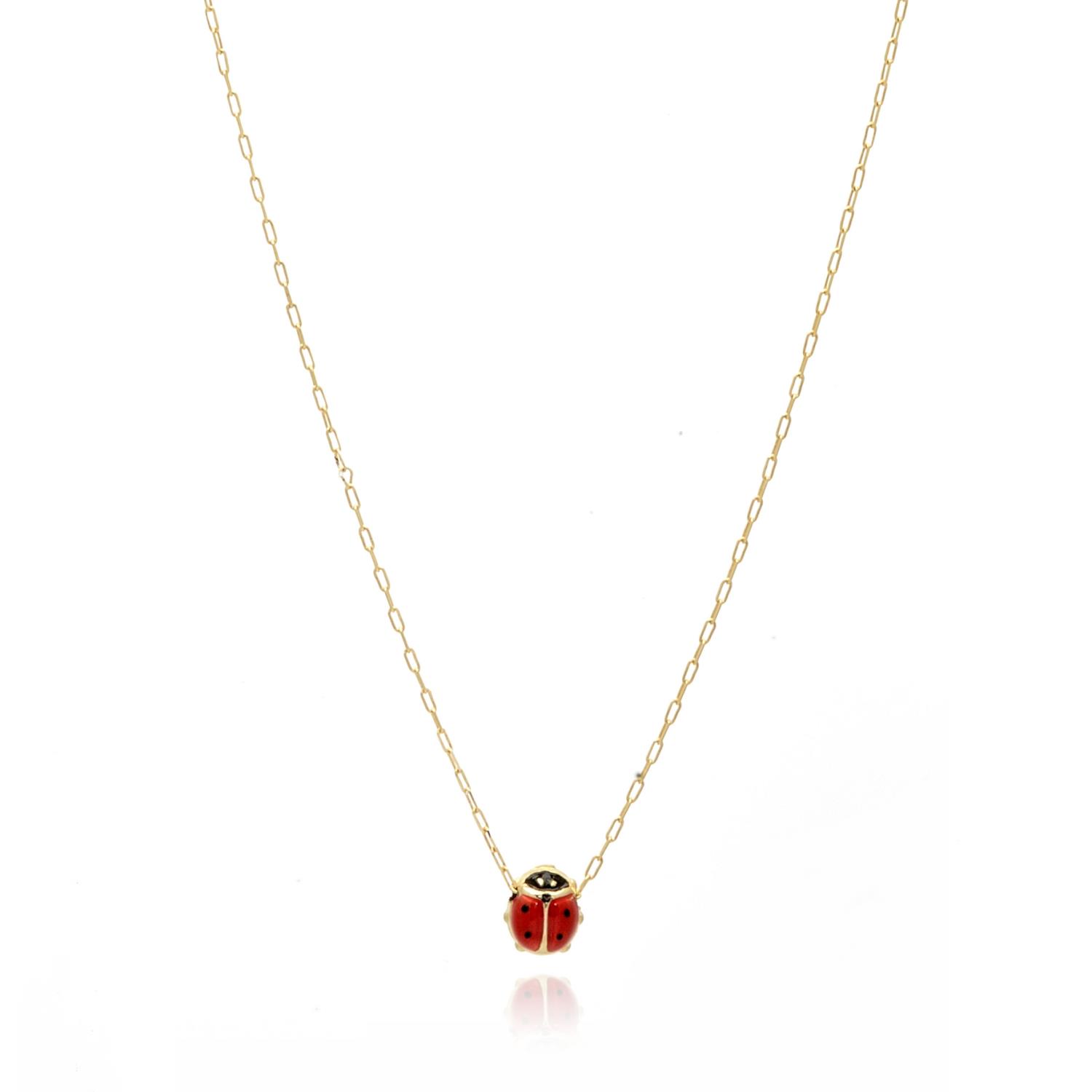 Collana in Oro Giallo Simbolo Coccinella Ref. 764306 - FACCO