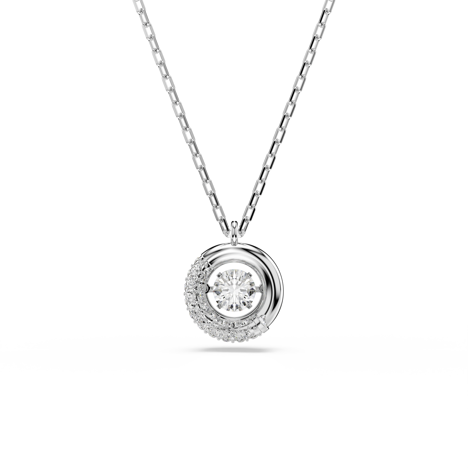 Swarovski - Pendente Dextera, Taglio Round, Bianco, Placcato rodio Ref. 5733400 - SWAROVSKI