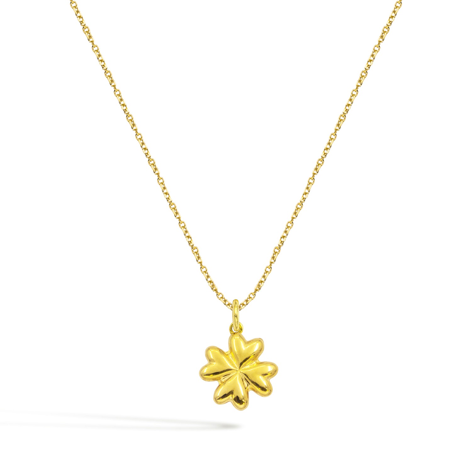 Collana Quadrifoglio in Oro 9 Kt  Ref. C0130G9 - FACCO