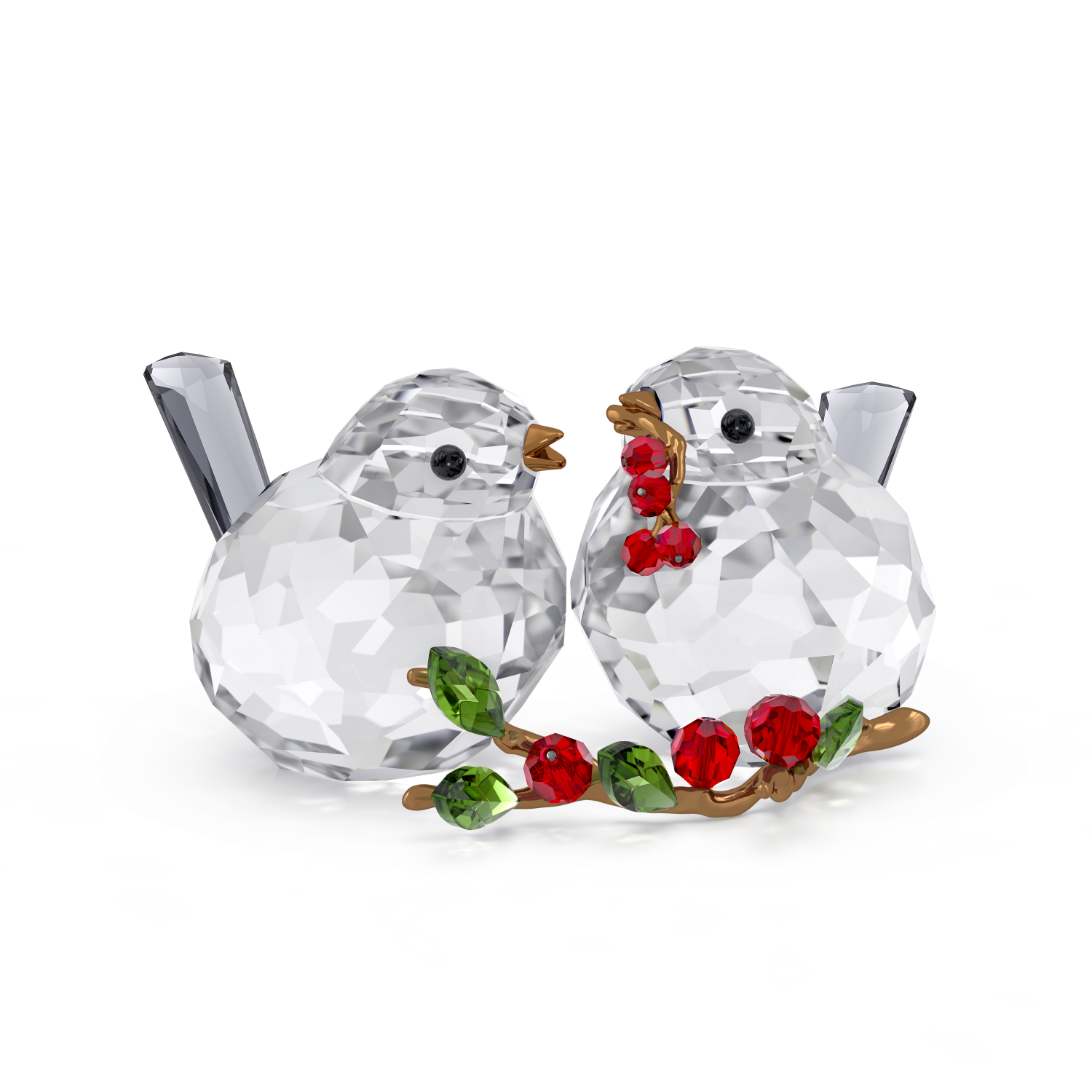 Swarovski - Idyllia Coppia di Uccelli e Bacche Ref. 5701371 - SWAROVSKI