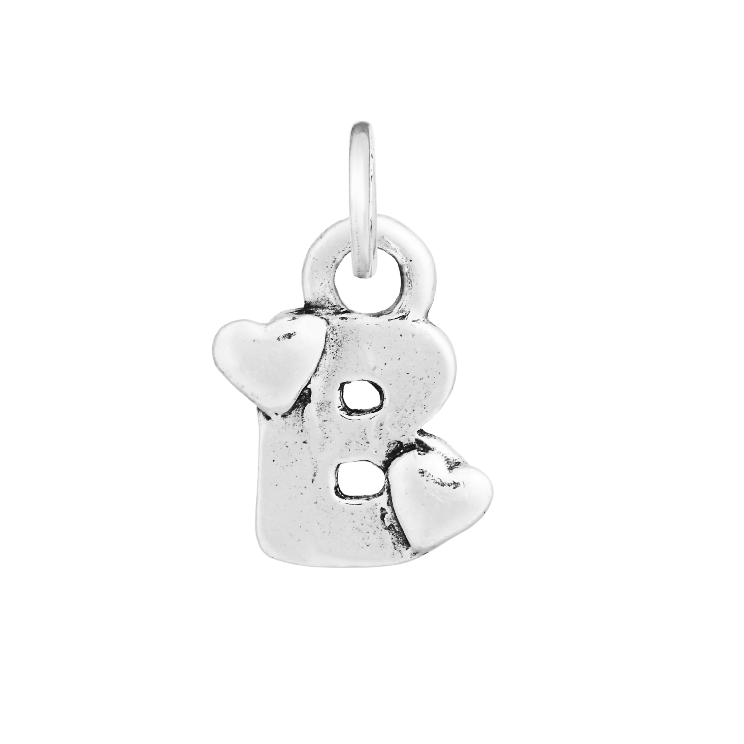 Giovanni Raspini - Charm "B" Cuoricini Ref. 12778 - GIOVANNI RASPINI