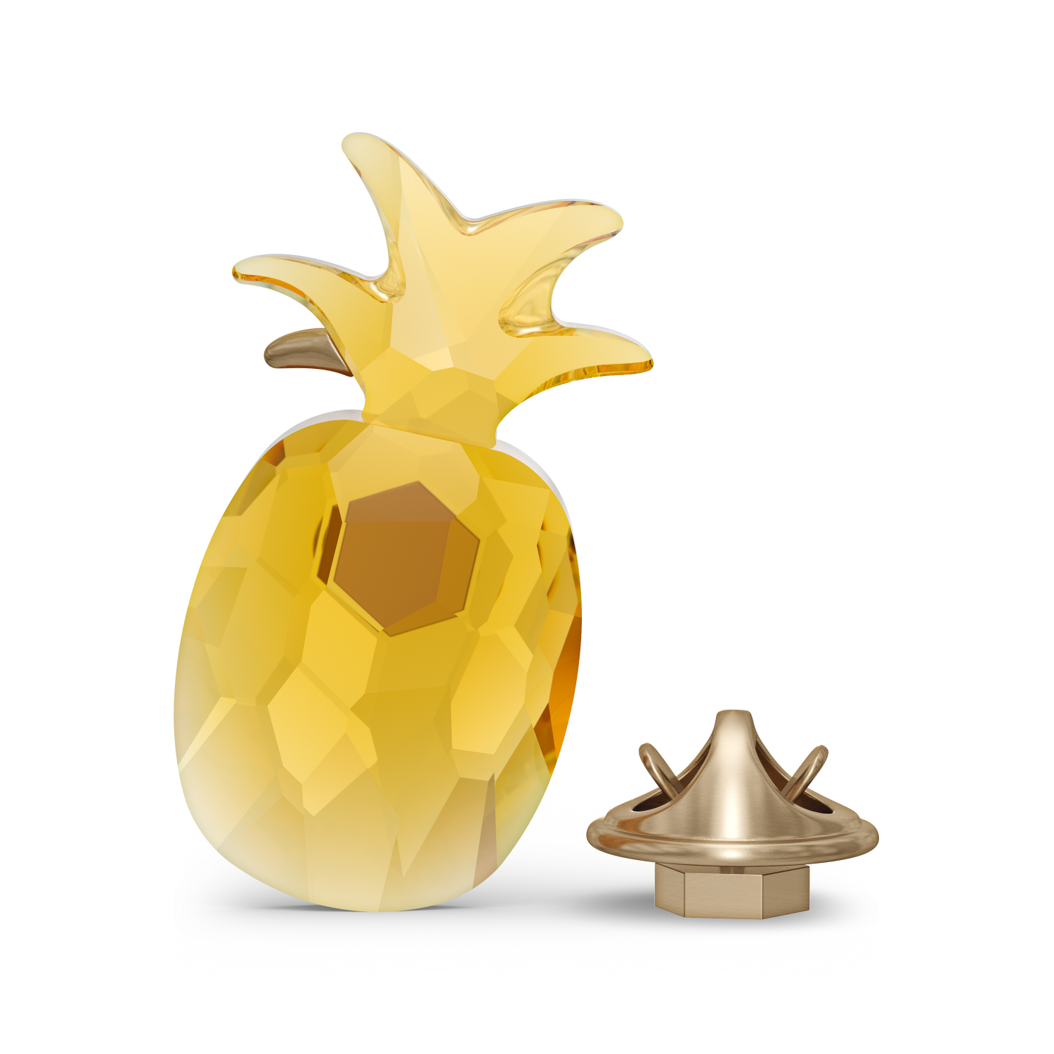 Swarovski - Jungle Beats Magnete Ananas, Giallo, Grande Ref. 5572158 - SWAROVSKI