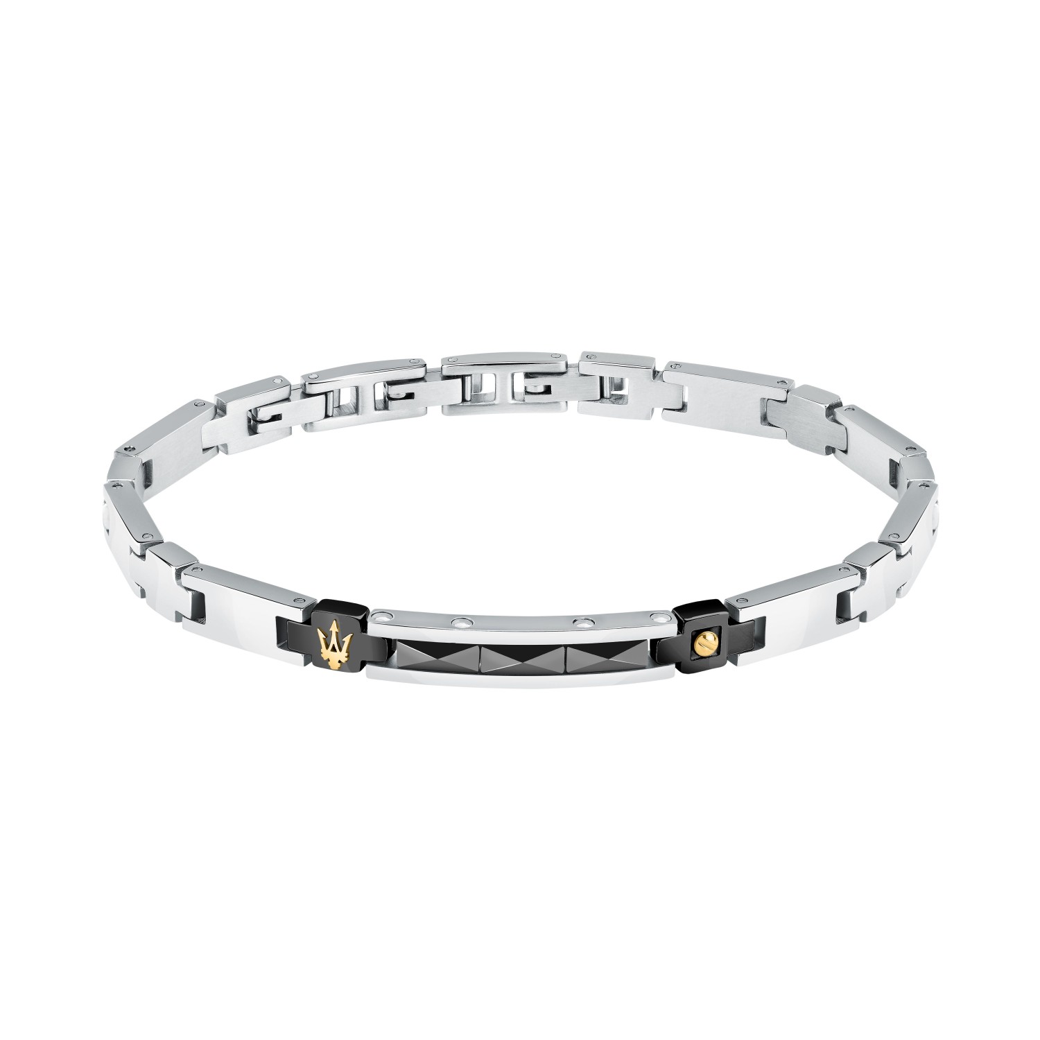 Bracciale da uomo Maserati Ceramic in Acciaio - JM224ATZ35 - MASERATI