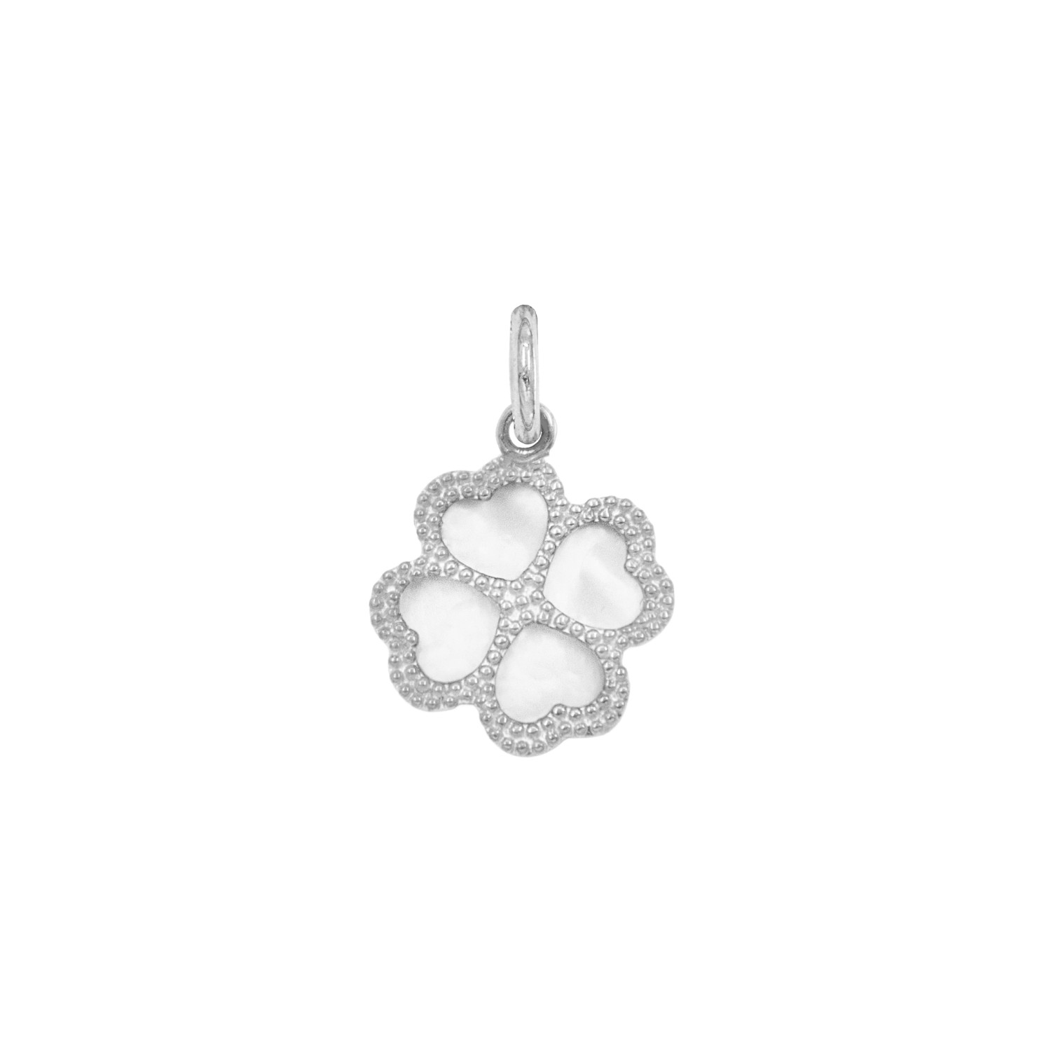 Charm Quadrifoglio in Oro 9 Kt e Madreperla  Ref. A0425B9 - FACCO