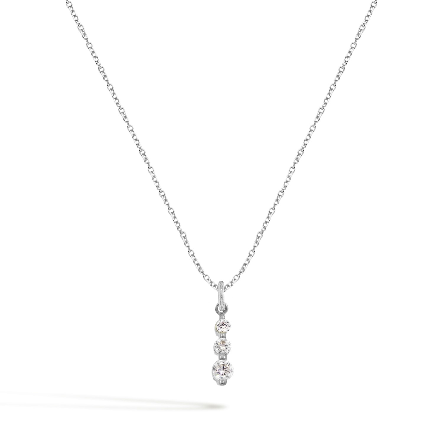 Collana Luce in Oro 9 Kt e Zirconi  Ref. C0169B9 - FACCO