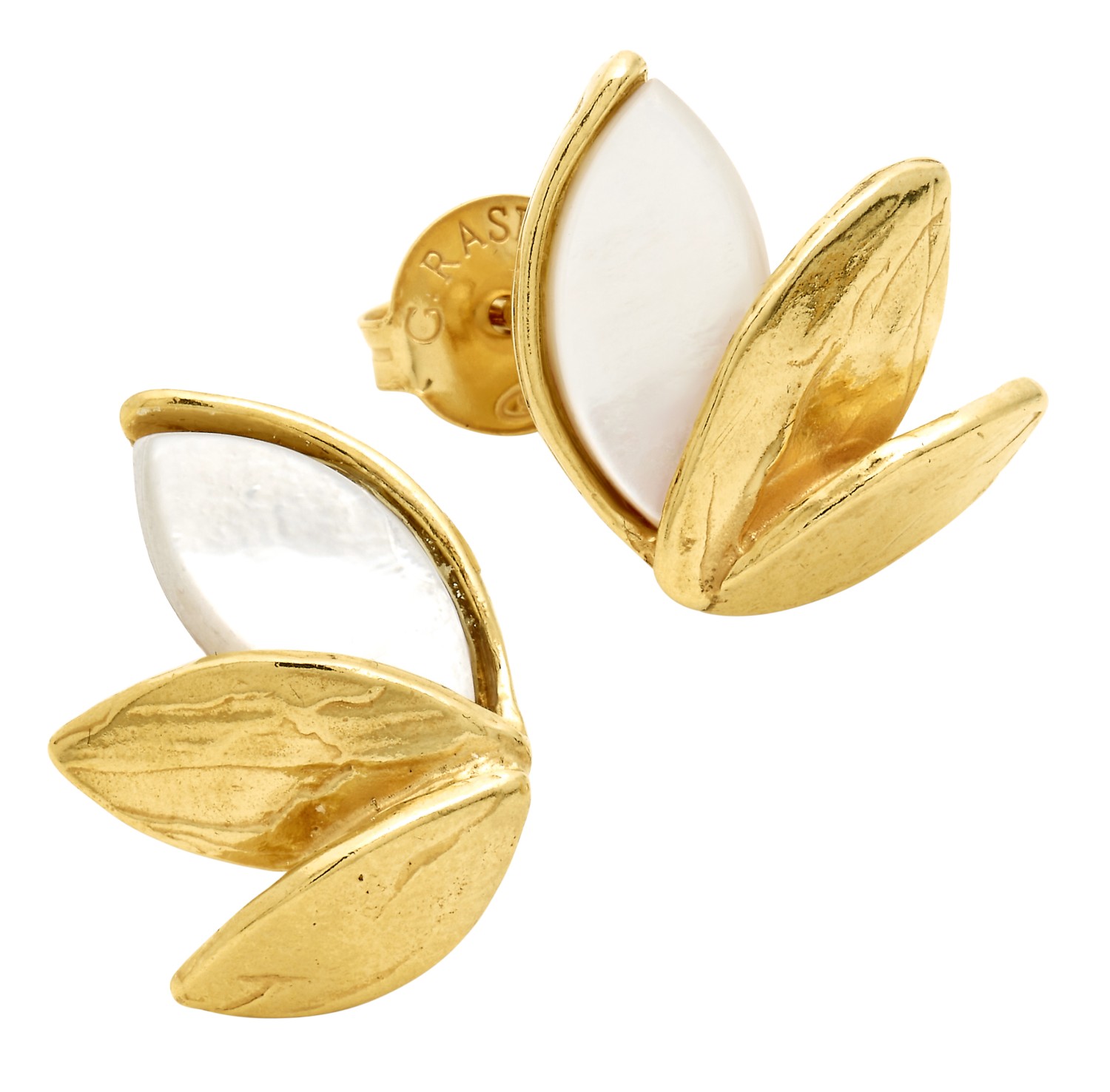 Giovanni Raspini - Orecchini Skin Madreperla Piccoli Ref. 12522 - GIOVANNI RASPINI