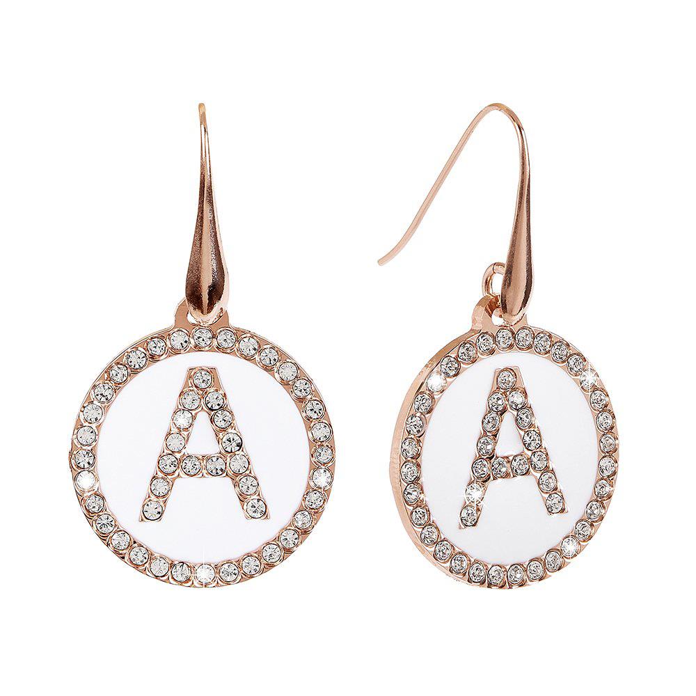 Orecchini Dvccio - Lettera A collezione My Letters Ref. ZXIMO1046/2C/W-A - DUCCIO