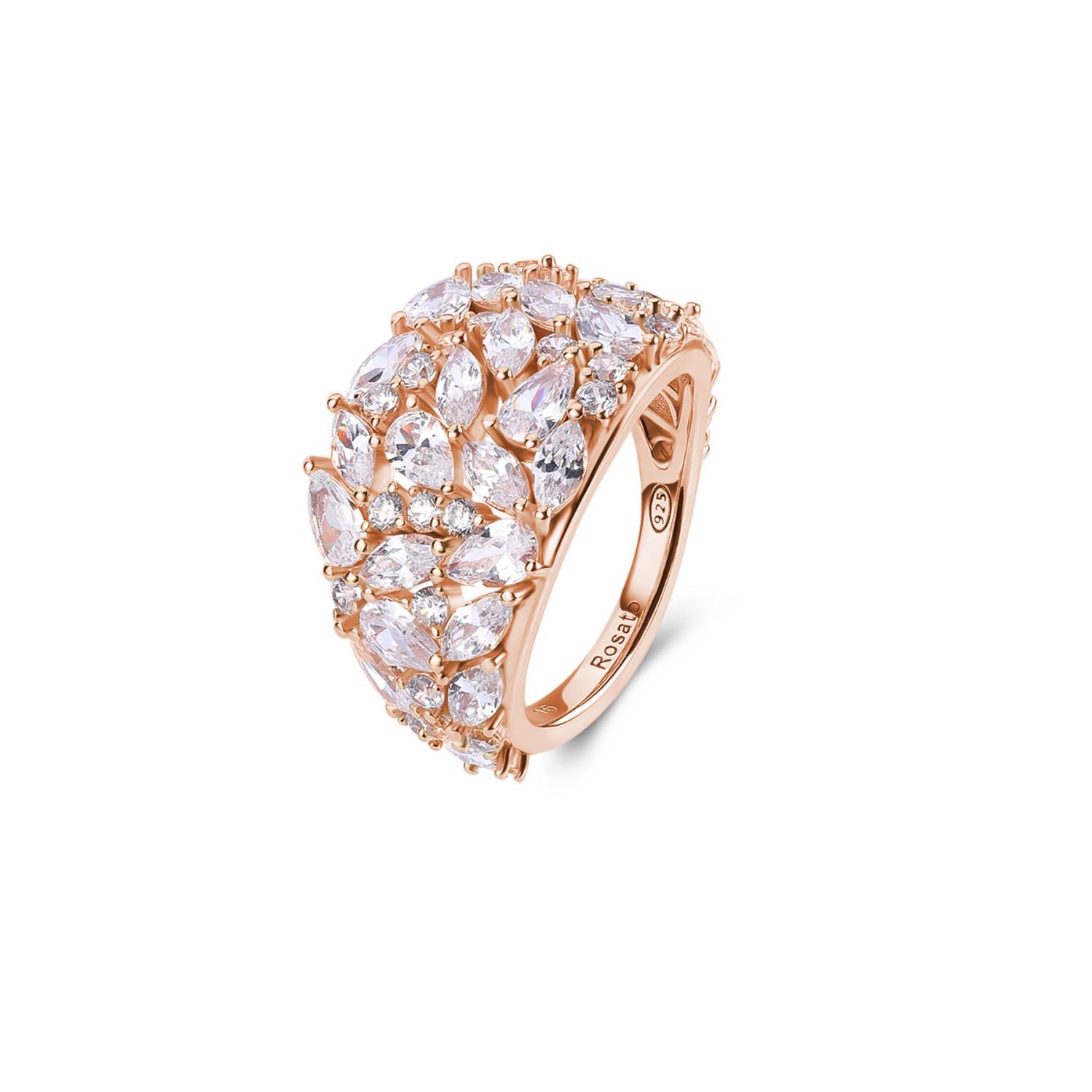 Anello Rosato - Gemma Mis. 16 Ref. RZGE49C - ROSATO