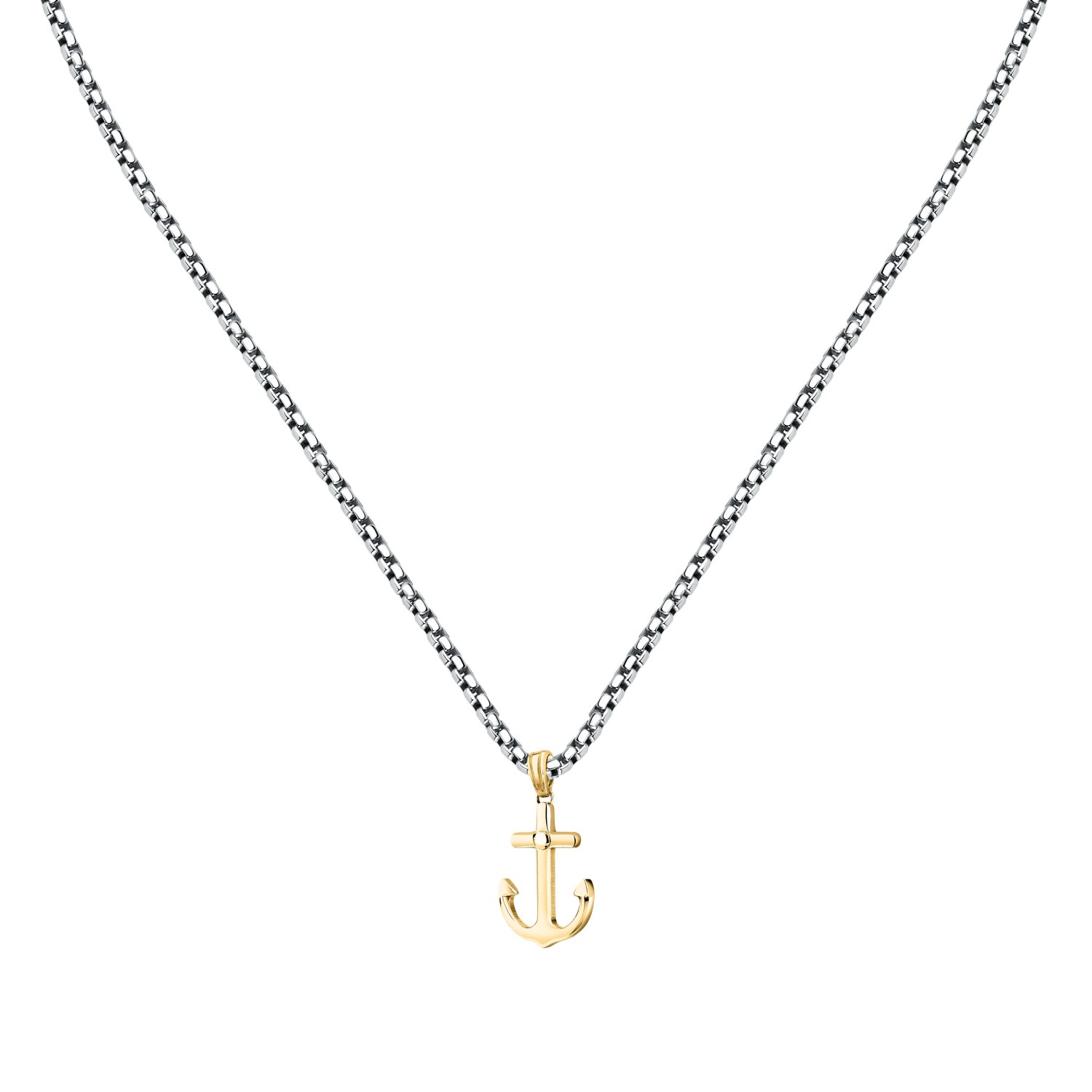 Collana Uomo Sector Marine in Acciaio con Pendente ad Ancora – SAGJ43 - SECTOR