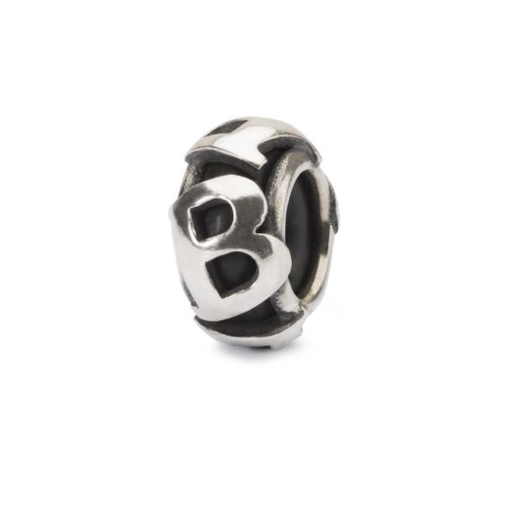 Trollbeads Ritirato - Original Trollbeads Stop Lettera B Ref. TAGBE-10211 - TROLLBEADS