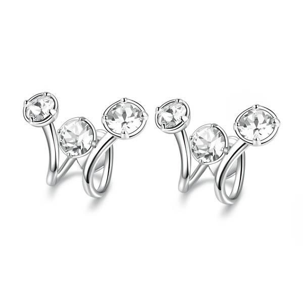 ORECCHINI BROSWAY - Orecchini AFFINITY in ottone con swarovski bianchi  Ref. BFF77 - BROSWAY