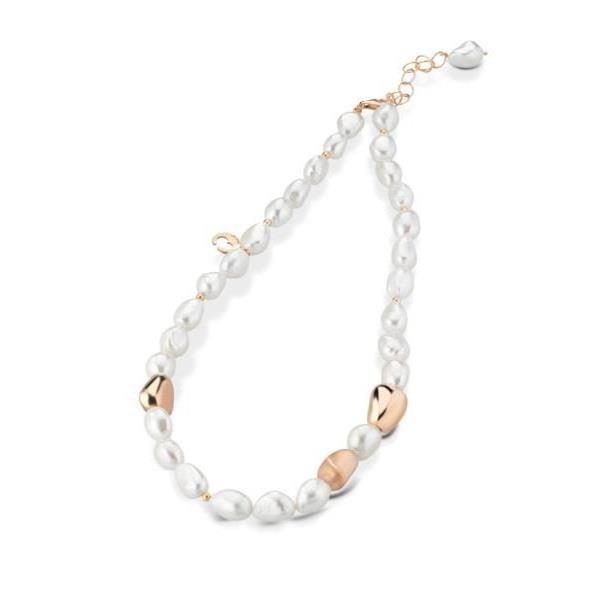 LE LUNE - Collana con perle FW, AG925 rosa - Ref. LGNK30.2 - LE LUNE