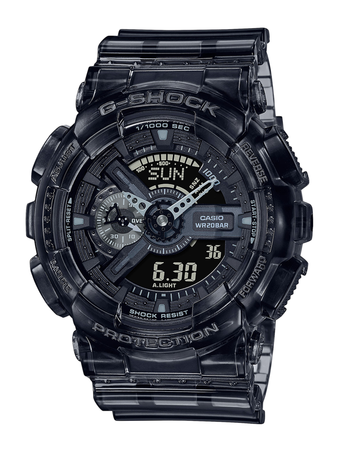 Orologio Casio G-Shock Black Skeleton Ref. GA-110SKE-8AER - CASIO