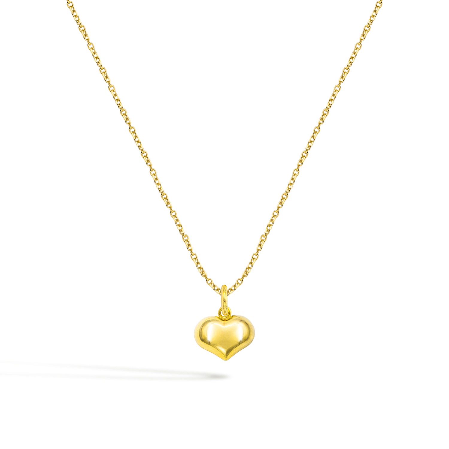 Collana Cuore in Oro 9 Kt  Ref. C0192G9 - FACCO