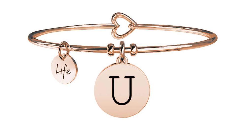 Gioielli Kidult - Bracciale in acciaio 316L e Pvd Ros&egrave; Ref. 731014U - KIDULT