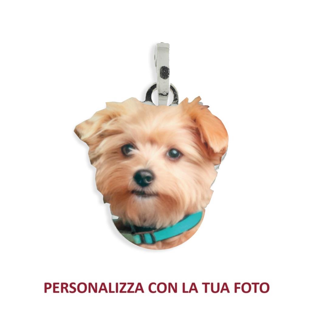 Charm Cane Personalizzato MY BEST PET MY BEST PET galvanica bianca - MY BEST PET