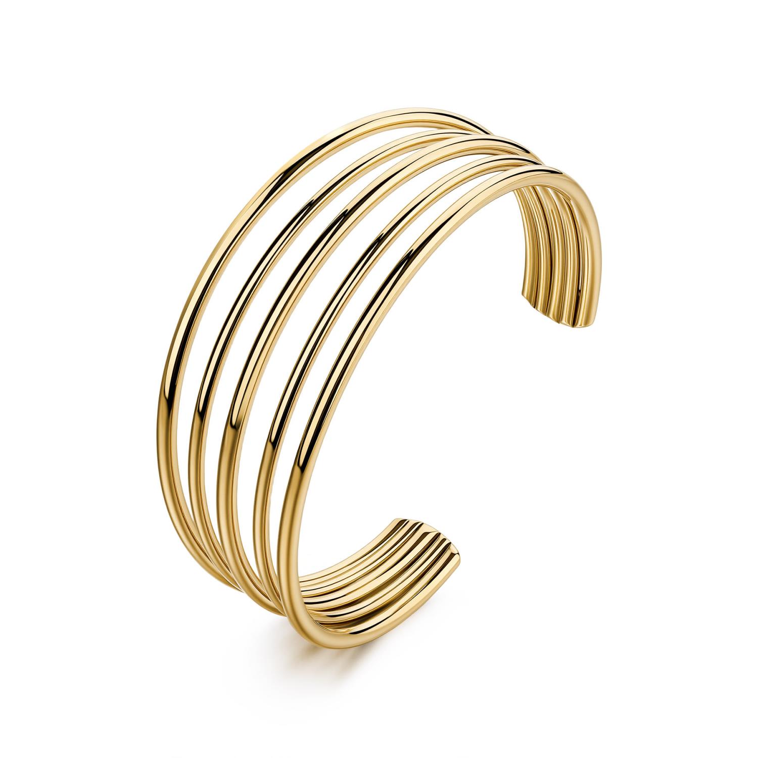 Brosway - Bracciale rigido AURA in acciaio 316L, finitura pvd colore oro Ref. BAU15B - BROSWAY