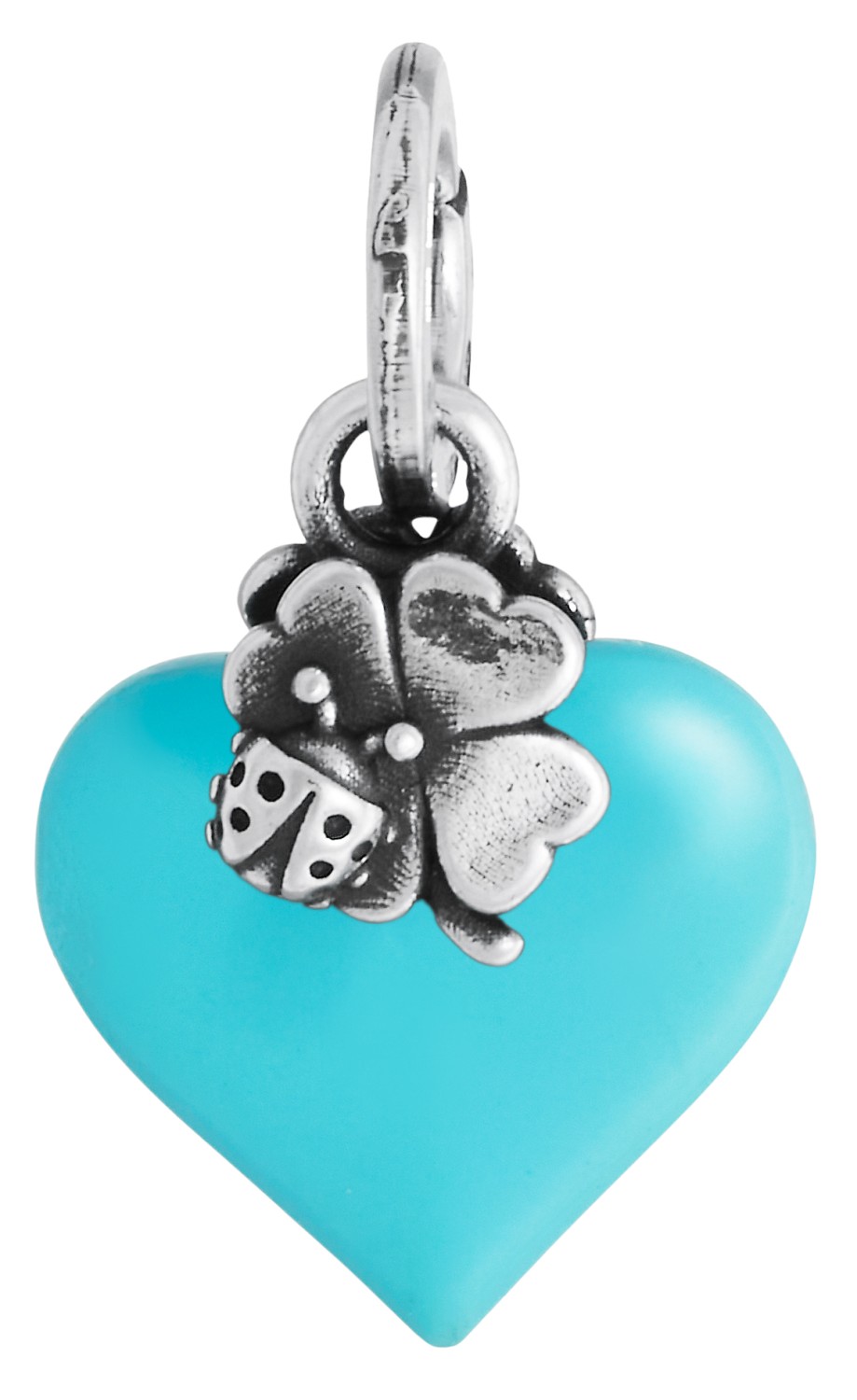 Giovanni Raspini - Charm Cuore Lucky azzurro Ref. 12468 - GIOVANNI RASPINI