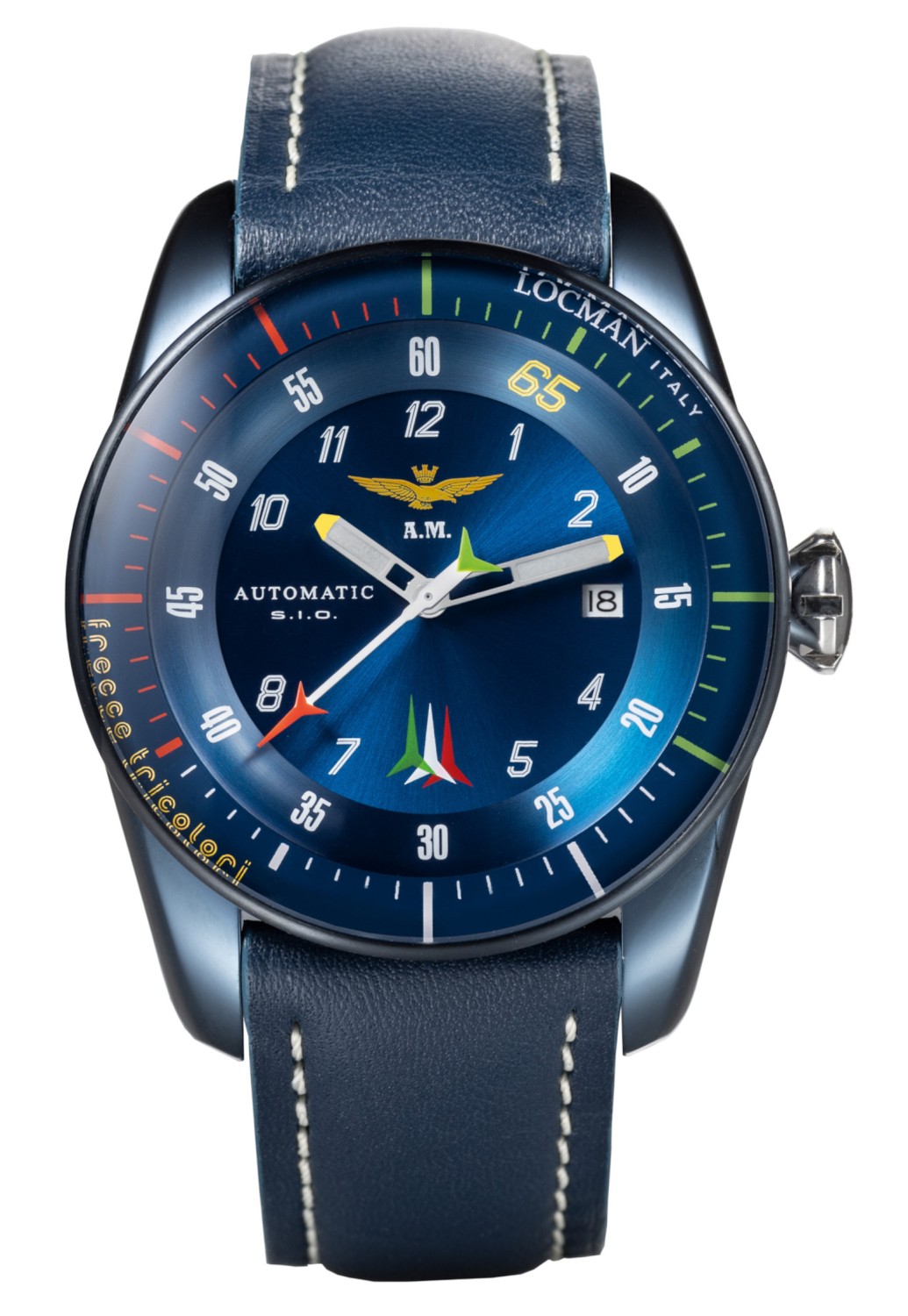 Orologio Locman Uomo Aviatore Frecce Tricolori 0455B02S-BLFTBLPB - LOCMAN