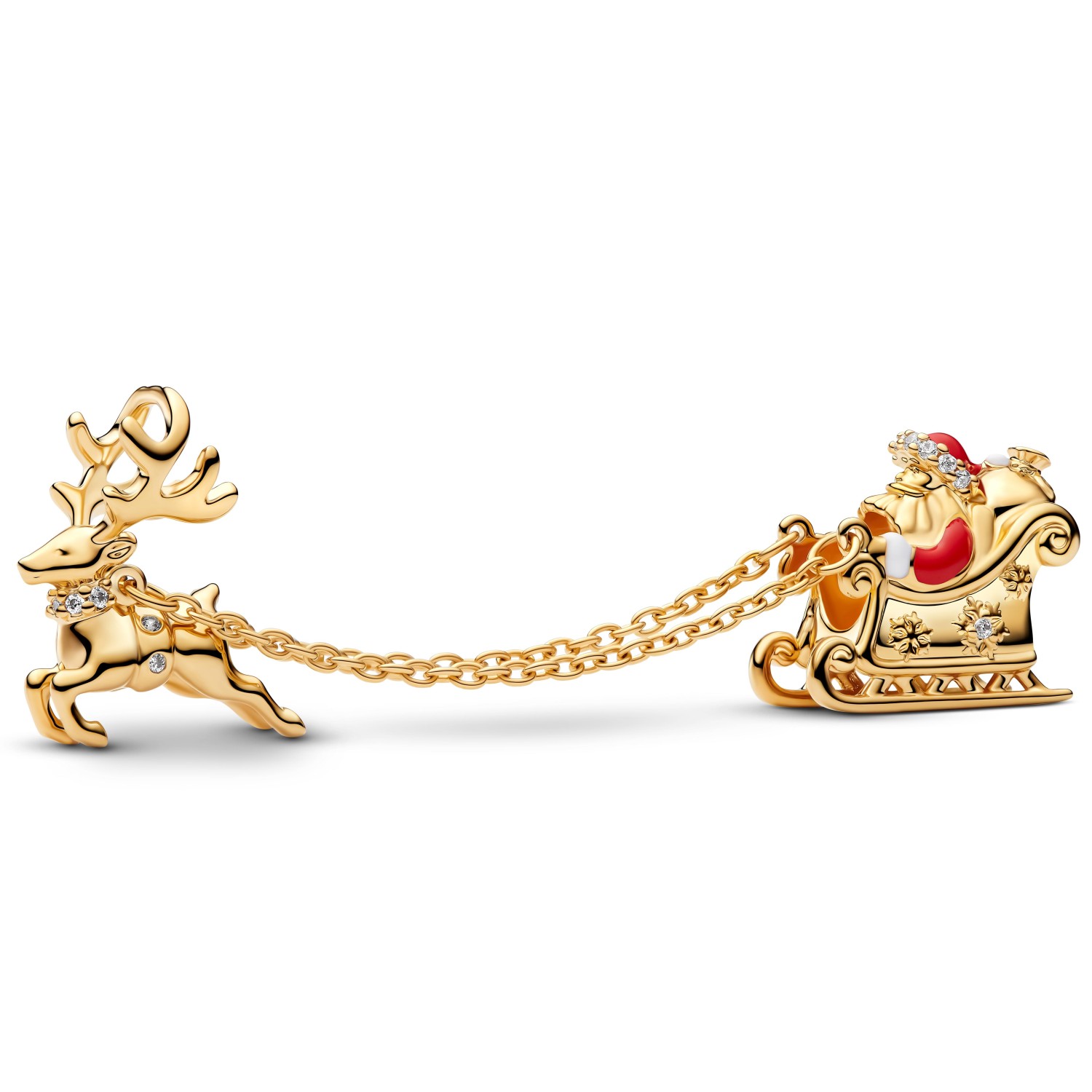 Charm Pandora Slitta di Babbo Natale e la sua renna – 765056C01 - PANDORA