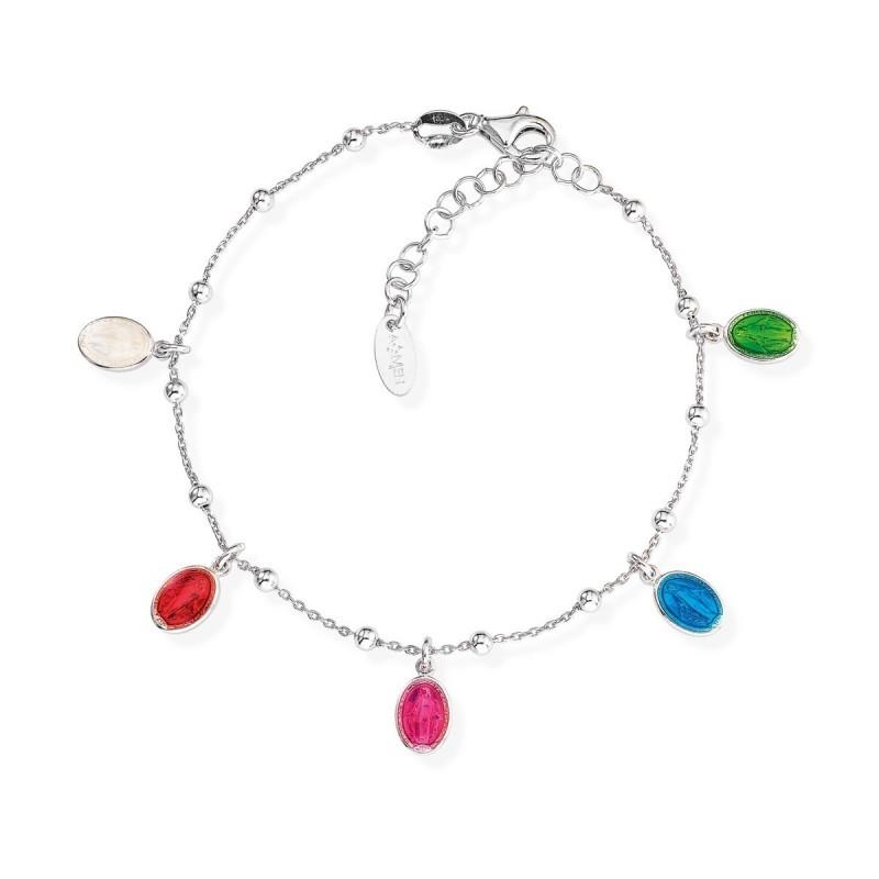 Bracciale Amen - Argento e smalti colorati Ref. BRMSB - AMEN