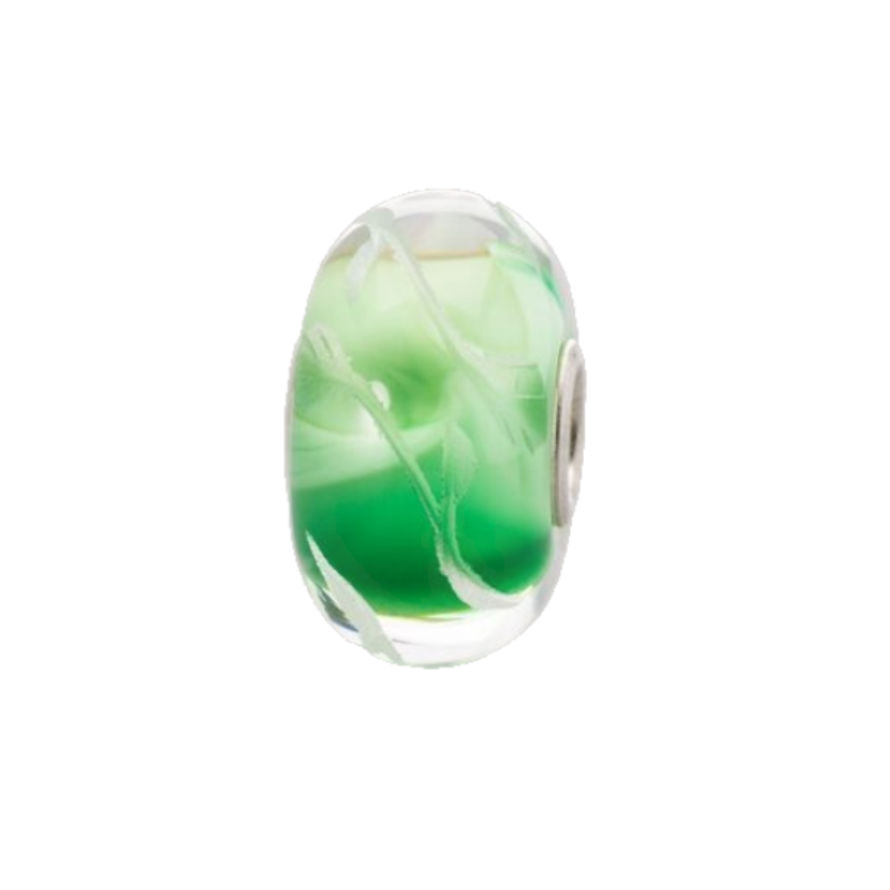 Trollbeads in Vetro - Foglie di Lime  Ref. TGLBE-30047 - TROLLBEADS