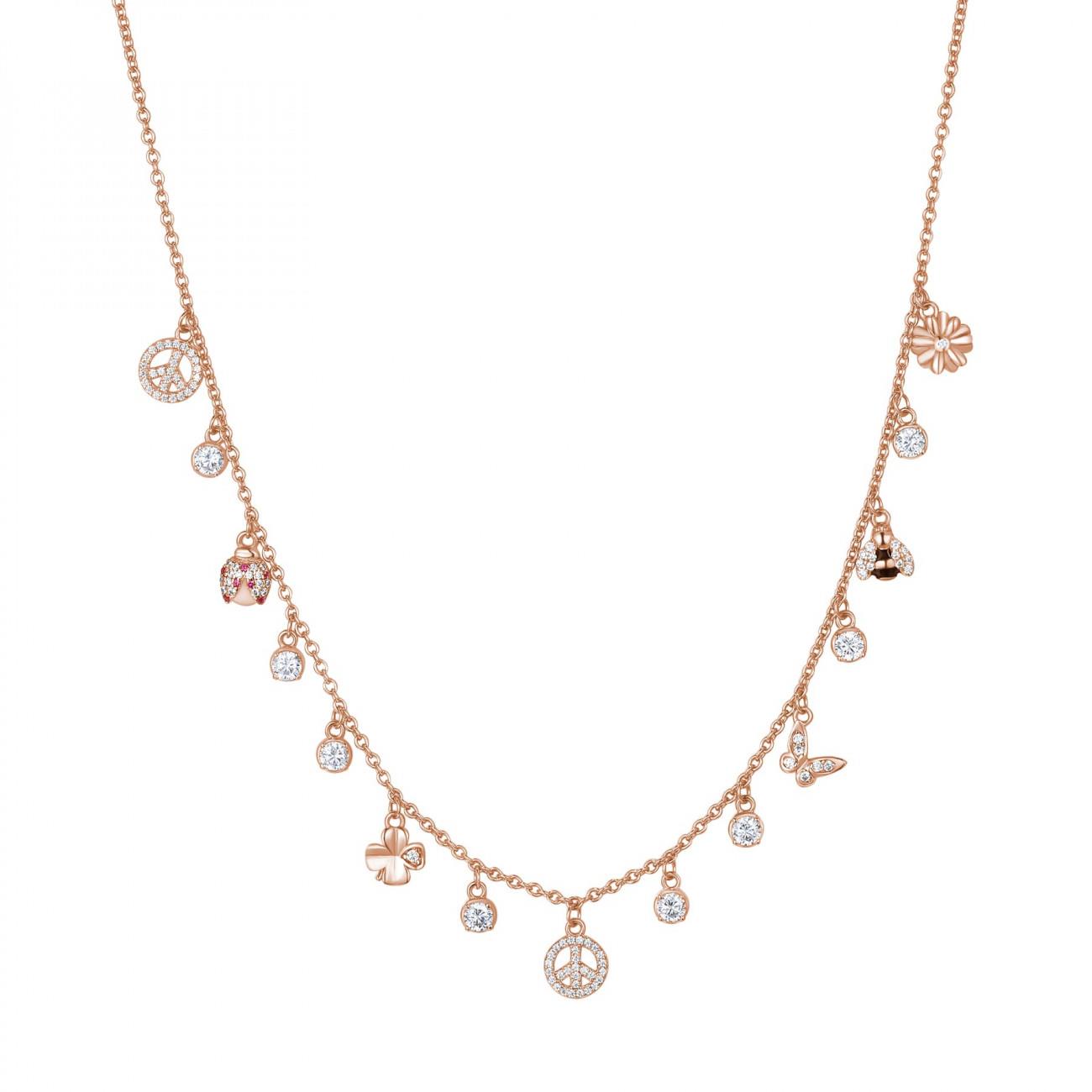 Collana pendenti Primavera Rosato - Gaia Ref. RZGA02 - ROSATO