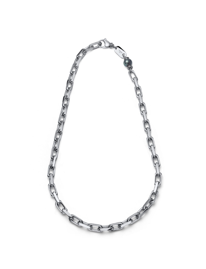 UNOAERRE - Collana Aeternum Forzatina con Perla Nera Ref. 4317 - UNOAERRE