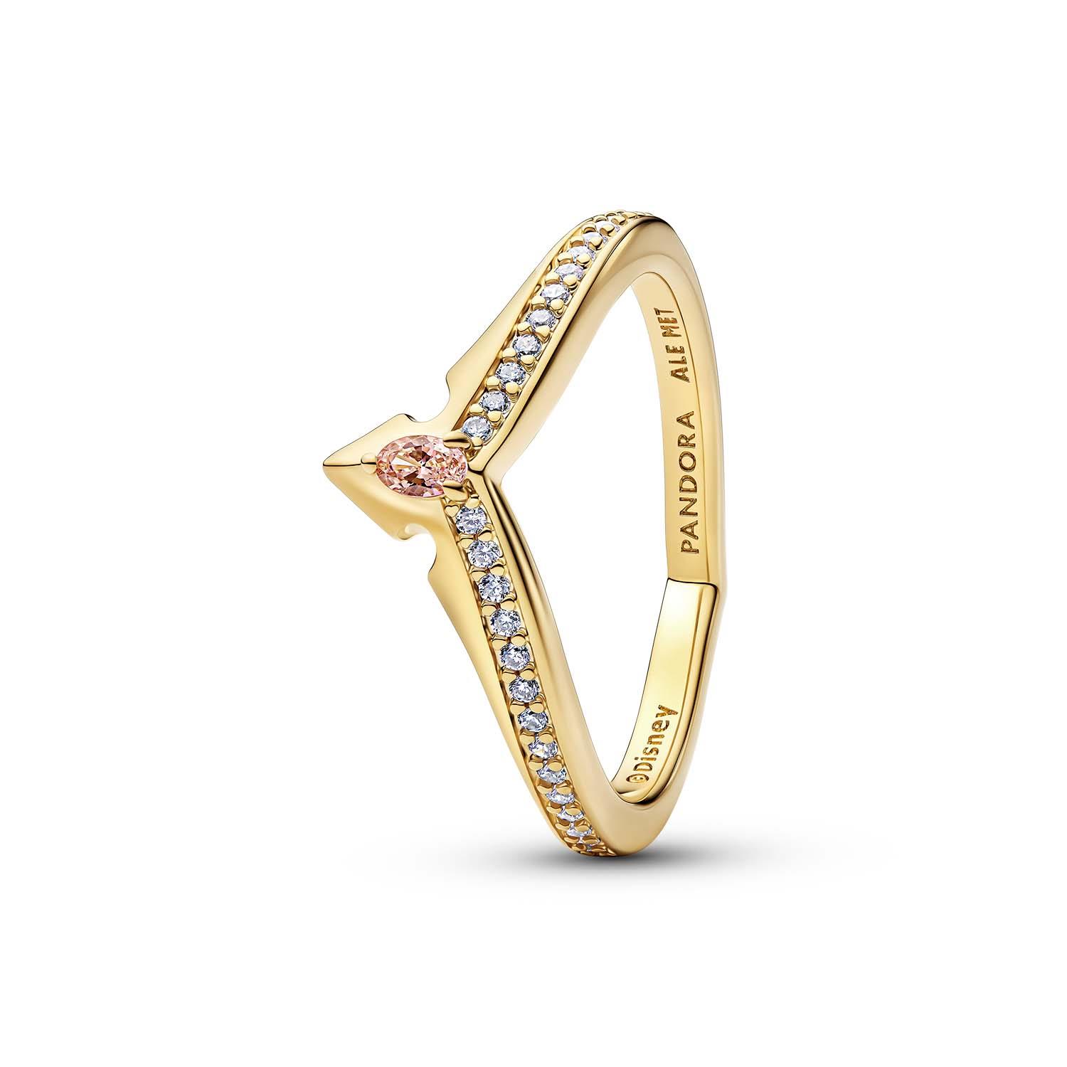 Pandora - Principesse Disney, Aurora, Anello Tiara Ref. 164334C01-52 - PANDORA