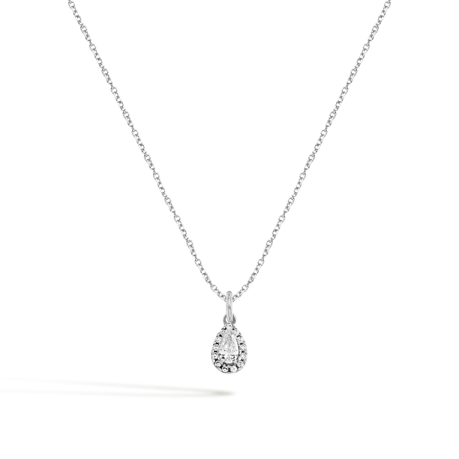 Collana Luce in Oro 9 Kt e Zirconi  Ref. C0171B9 - FACCO