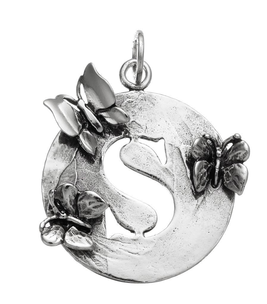 GIOVANNI RASPINI - CHARM LETTERA FARFALLE S - GIOVANNI RASPINI