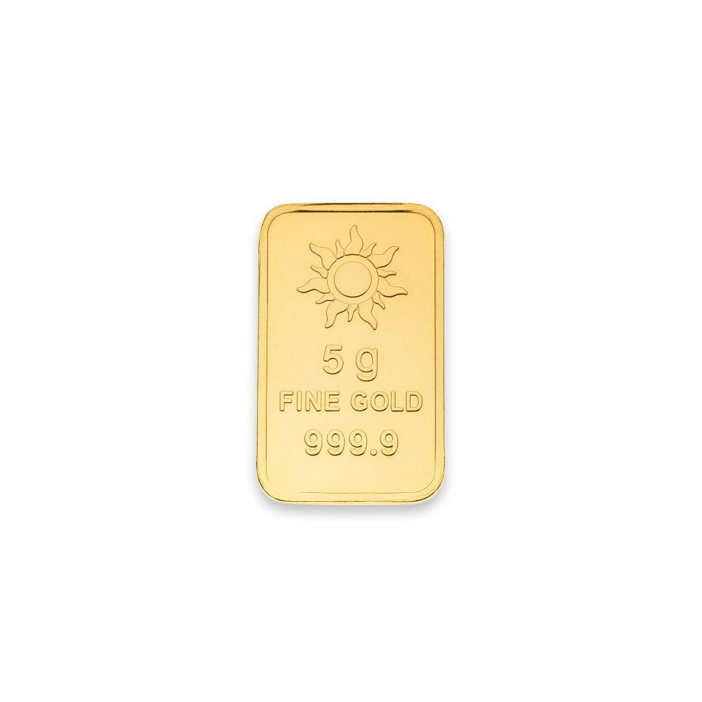 Lingotto in Oro Puro Gr. 5 - investment gold - LINGOTTO
