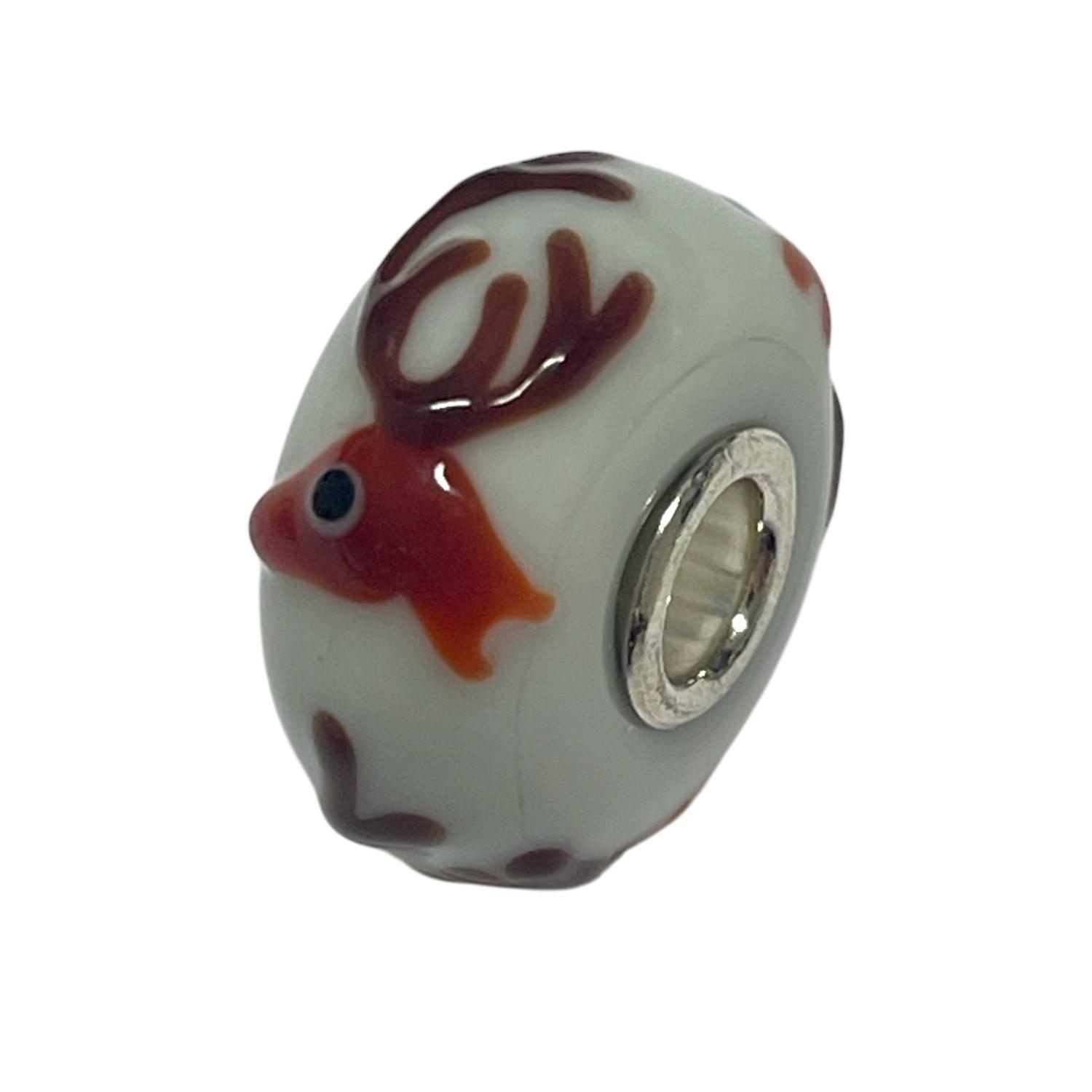 Trollbeads Unico in Vetro - Christmas Renna - TROLLBEADS
