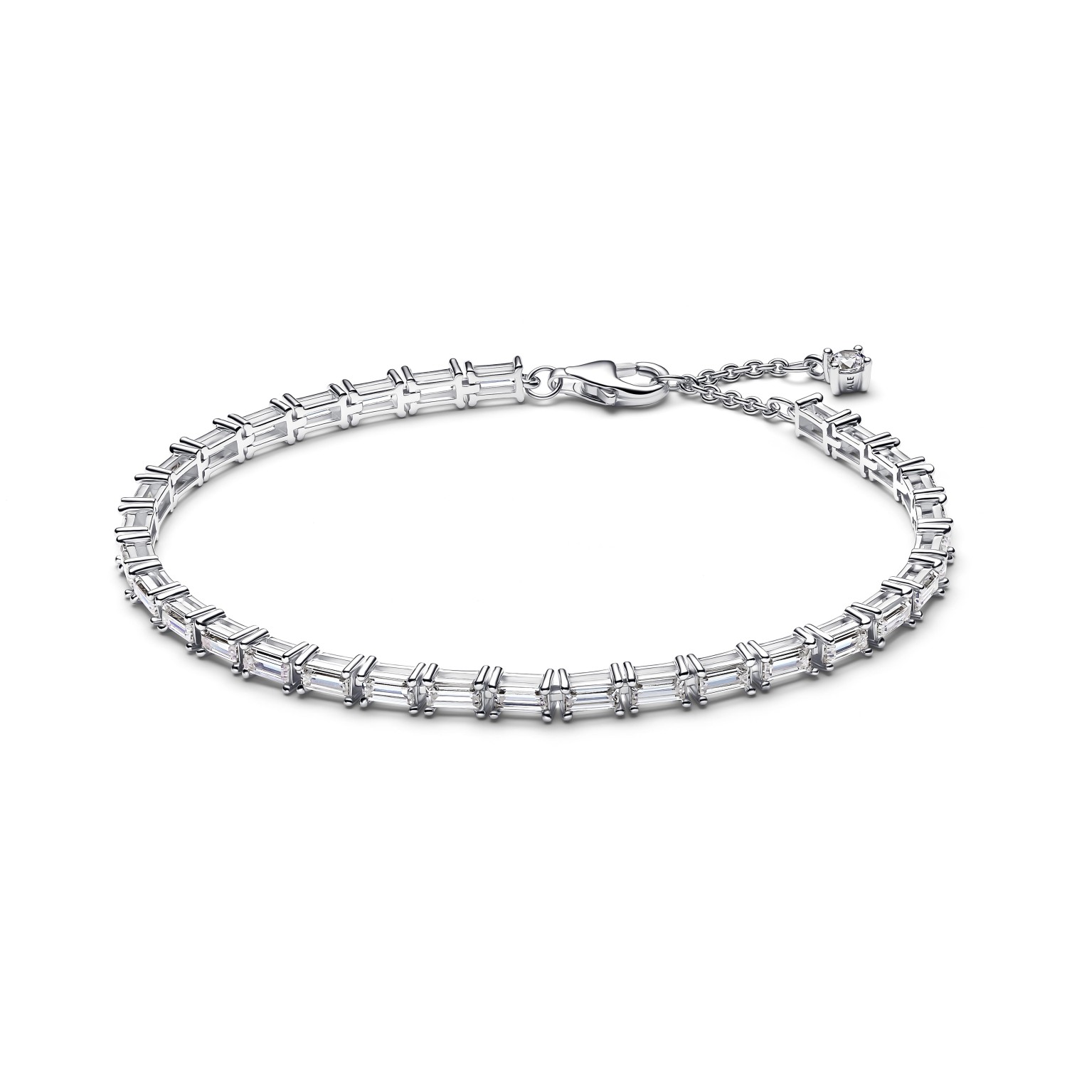 Bracciale Pandora Tennis Taglio Baguette in argento sterling 925 – 595081C01-20 - PANDORA