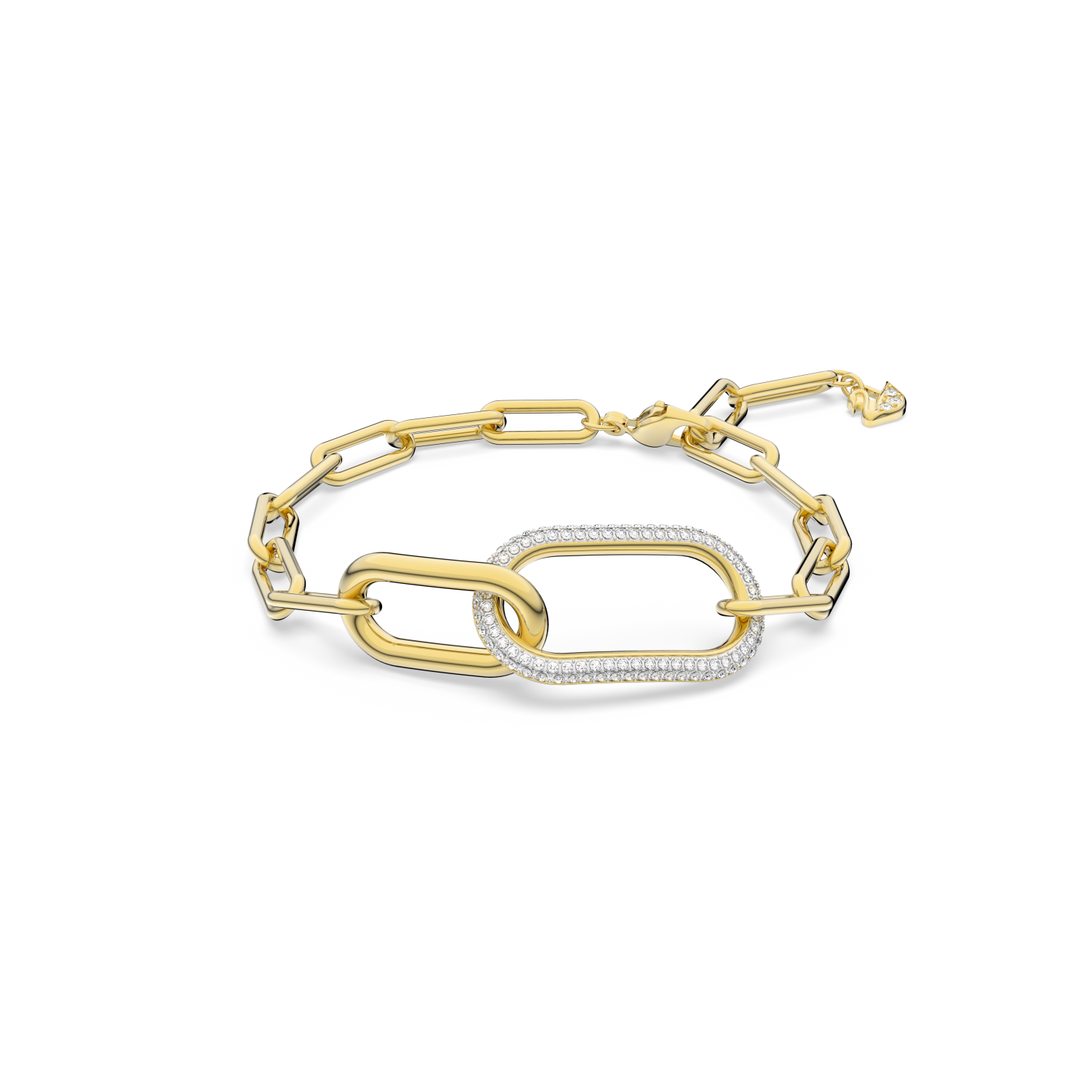 Swarovski - Braccialetto Time, Bianco, Finitura in mix di placcature Ref. 5566003 - SWAROVSKI