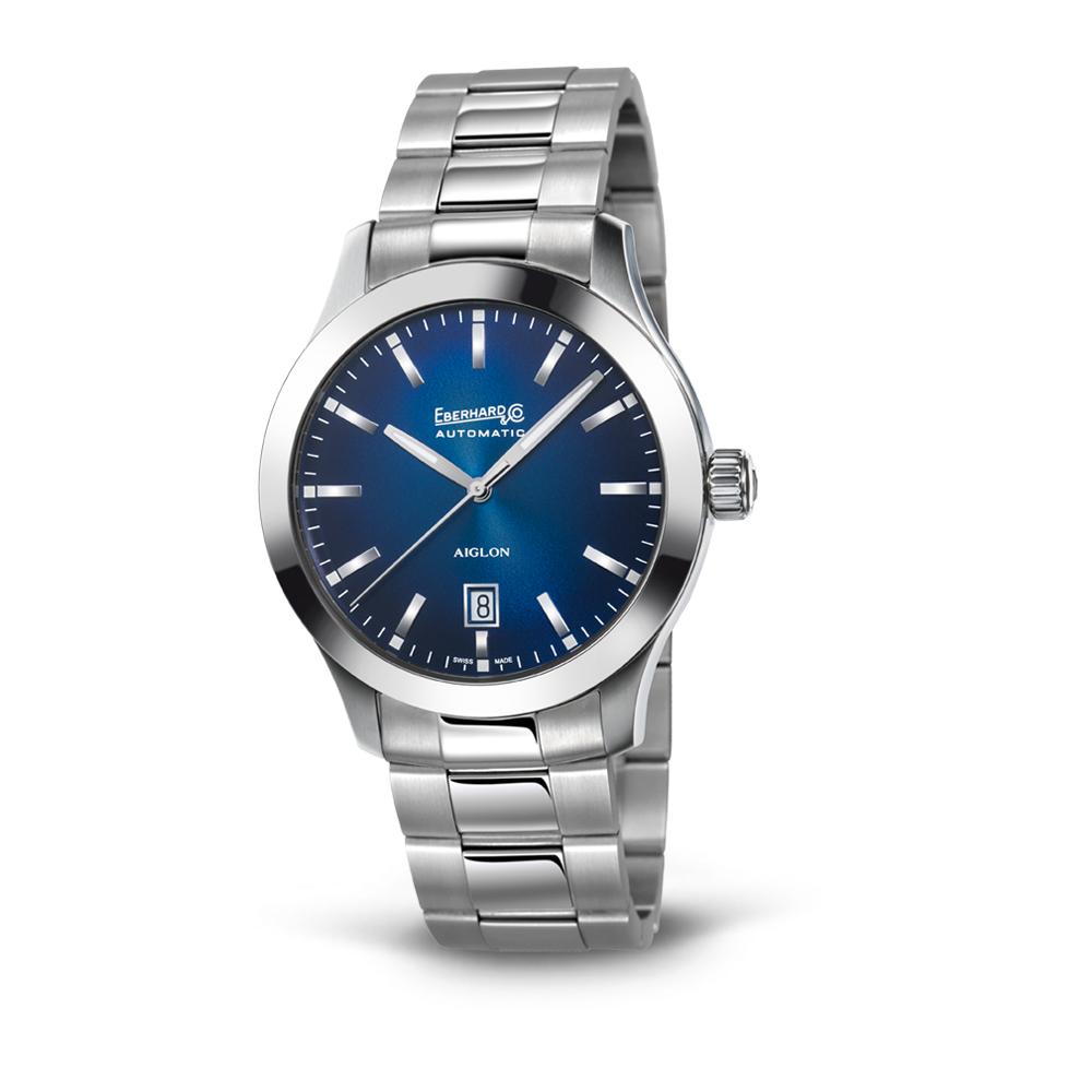 Orologio Eberhard Aiglon Grande Taille Blu Ref. 41030.09/SE CA2 - EBERHARD